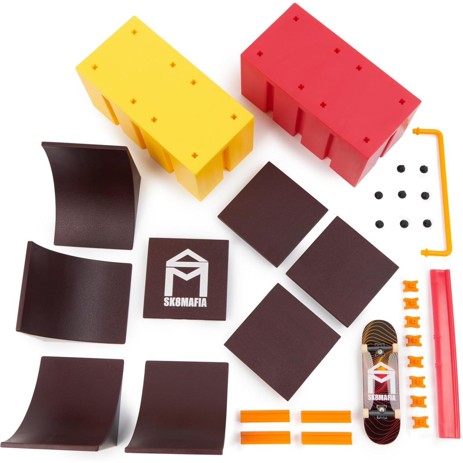 Tech Deck, Vert Wall 2.0, X-Connect Park Creator, Customizable And Buildable Ramp Set With Exclusive Fingerboard, Kids Toy For Boys And Girls Ages 6 And Up - Image 9