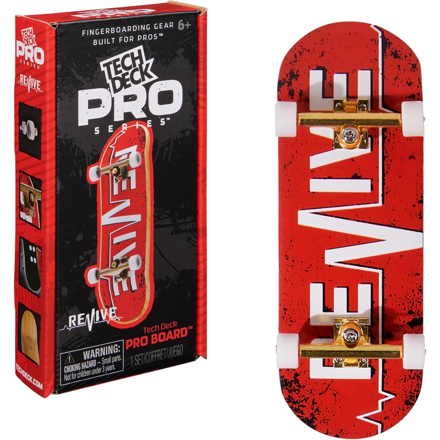Tech Deck, Revive Pro Series Finger Board With Storage Display, Built For Pros; Authentic Mini Skateboards, Kids Toys For Ages 6 And Up