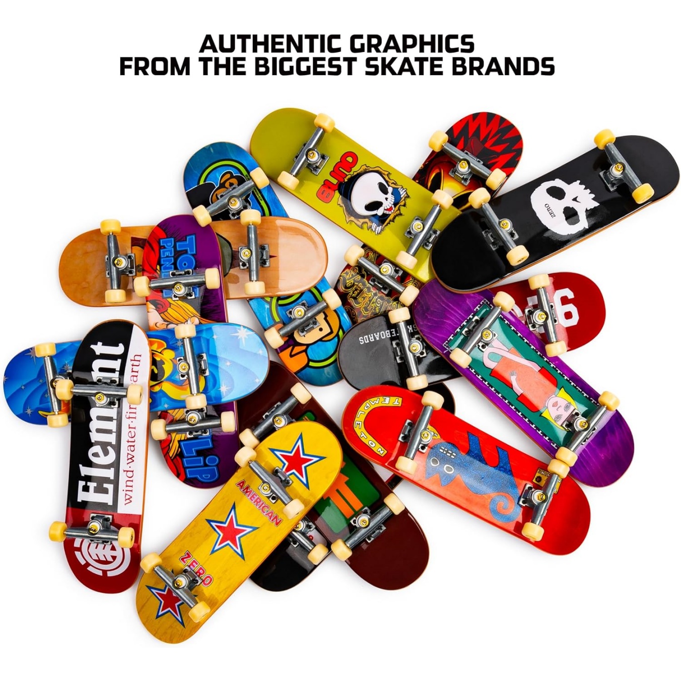 Tech Deck, 96-Mm Fingerboard With Authentic Designs, For Ages 6 And Up (Styles May Vary) - Image 3