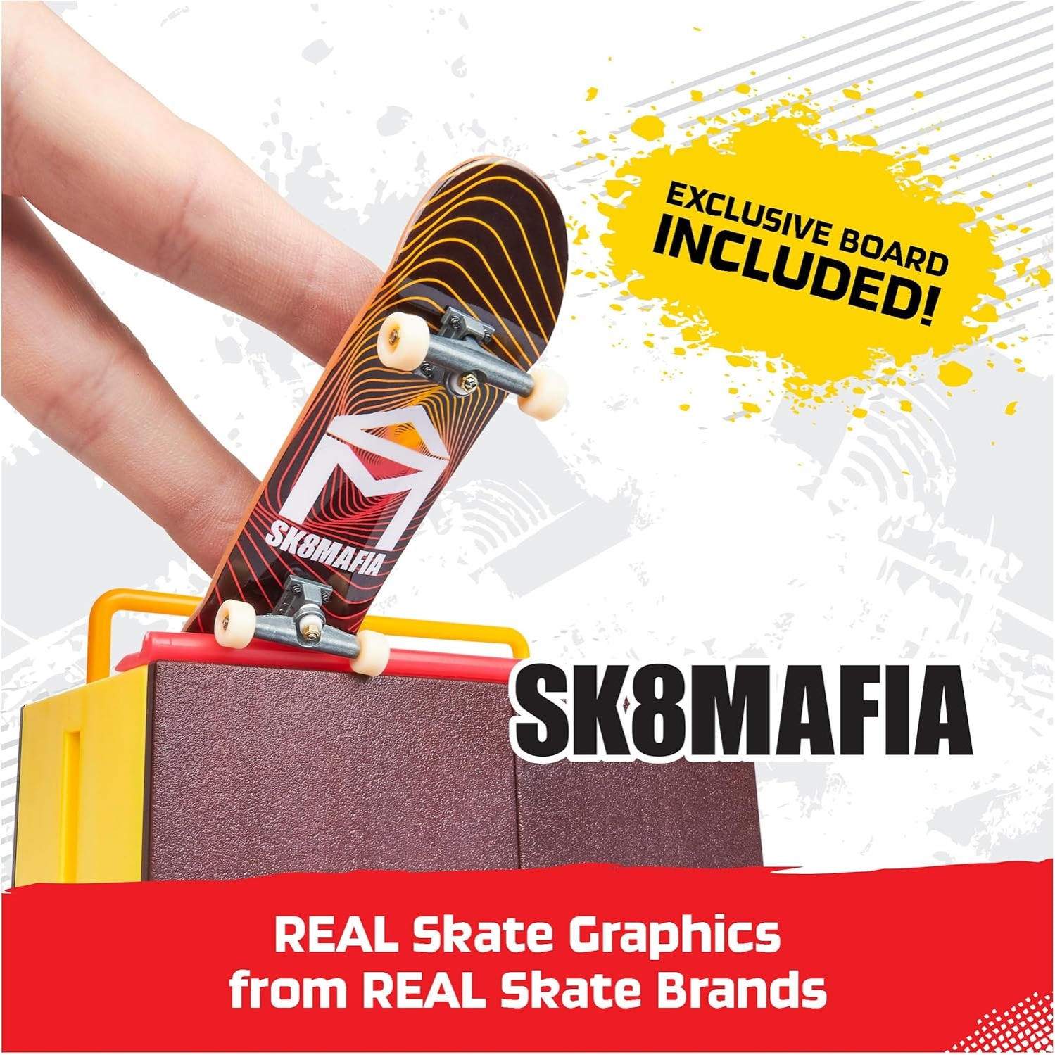 Tech Deck, Vert Wall 2.0, X-Connect Park Creator, Customizable And Buildable Ramp Set With Exclusive Fingerboard, Kids Toy For Boys And Girls Ages 6 And Up - Image 2